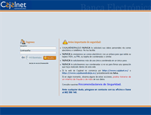 Tablet Screenshot of cajalnet.es